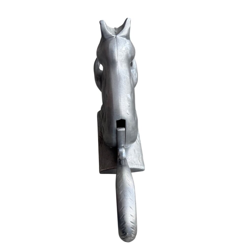 Vintage Cast Aluminum Squirrel Nutcracker with Tail Lever – Rustic Lodge Decor - Picture 7 of 11